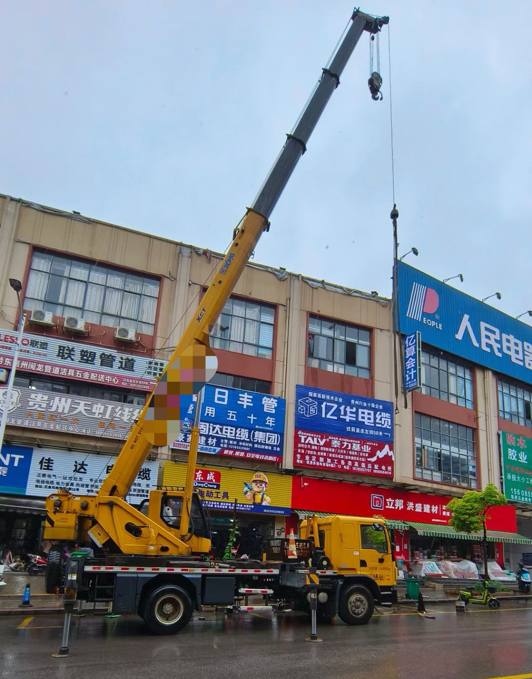 库车市吊车吊机租赁桥梁吊装