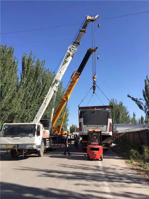 库车市港口集装箱搬运案例